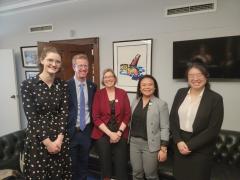Science Policy Fellows with Rep. Kilmer from WA