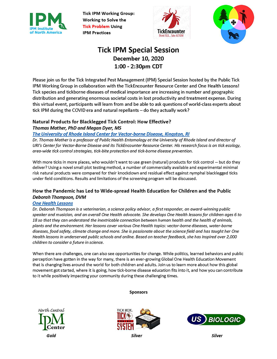 Tick IMP Special Session Flyer