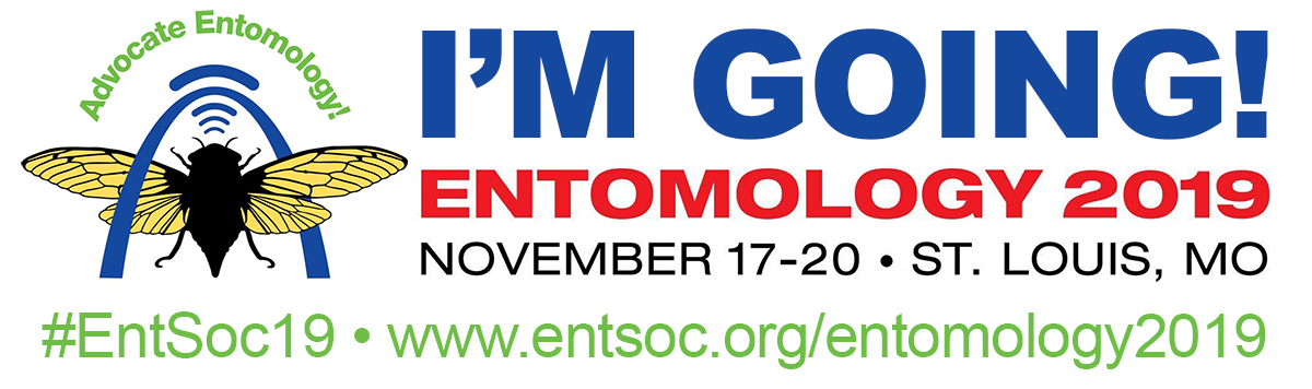Entomology 2019 "I'm Going" web badge